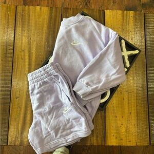 Nike Kids Lavender Sweatpants & Joggers Set